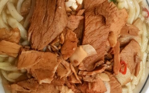 张掖美食：卤肉炒炮
